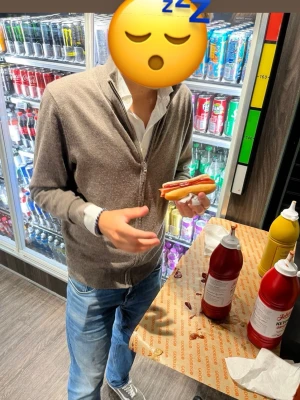 Beige ziptröja Gant  - Snygg helzip från gant storlek M 