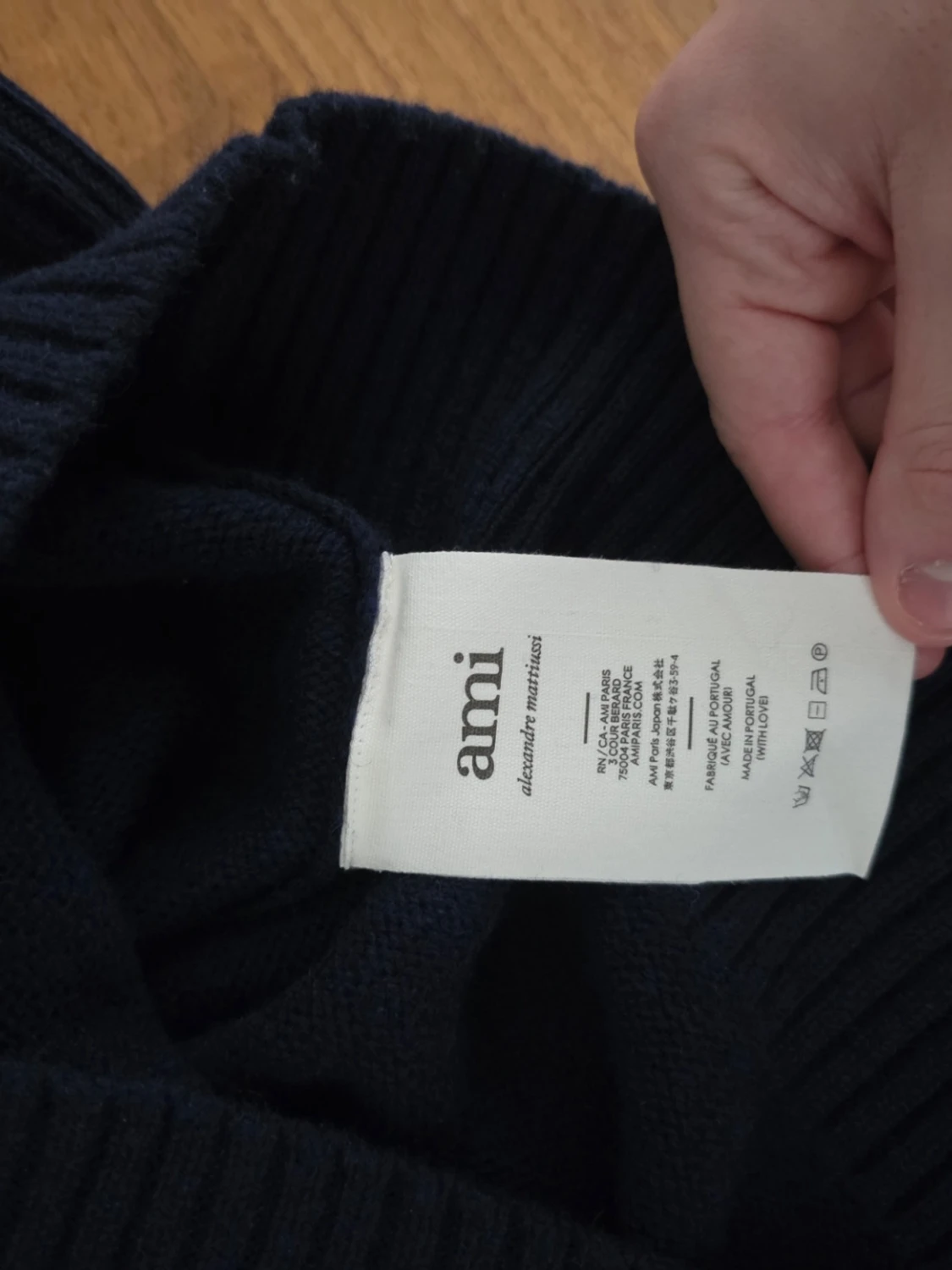 Marinblå Ami Paris Sweatshirt  - 3
