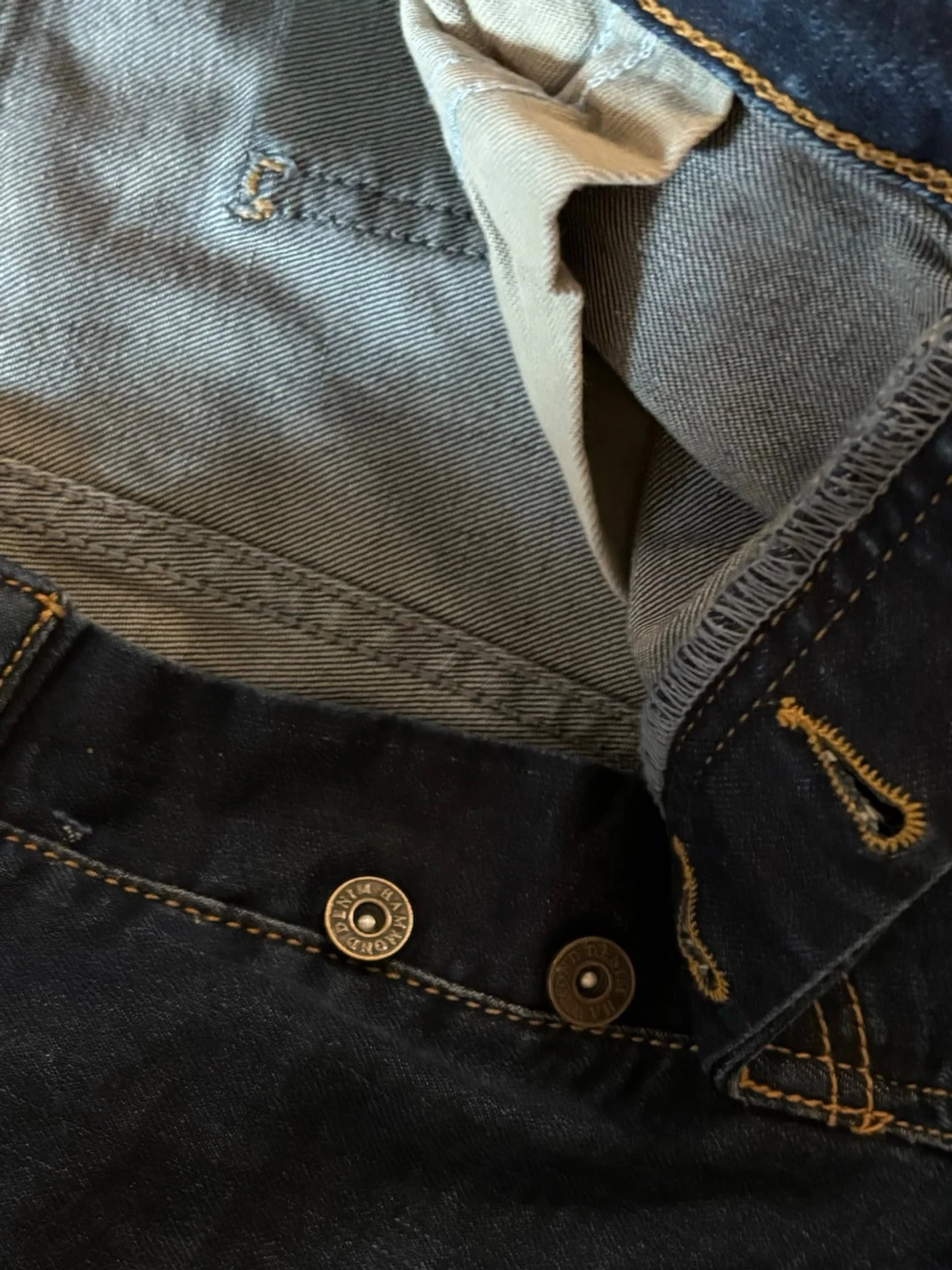 Mörkblå jeans från Hammond - 6