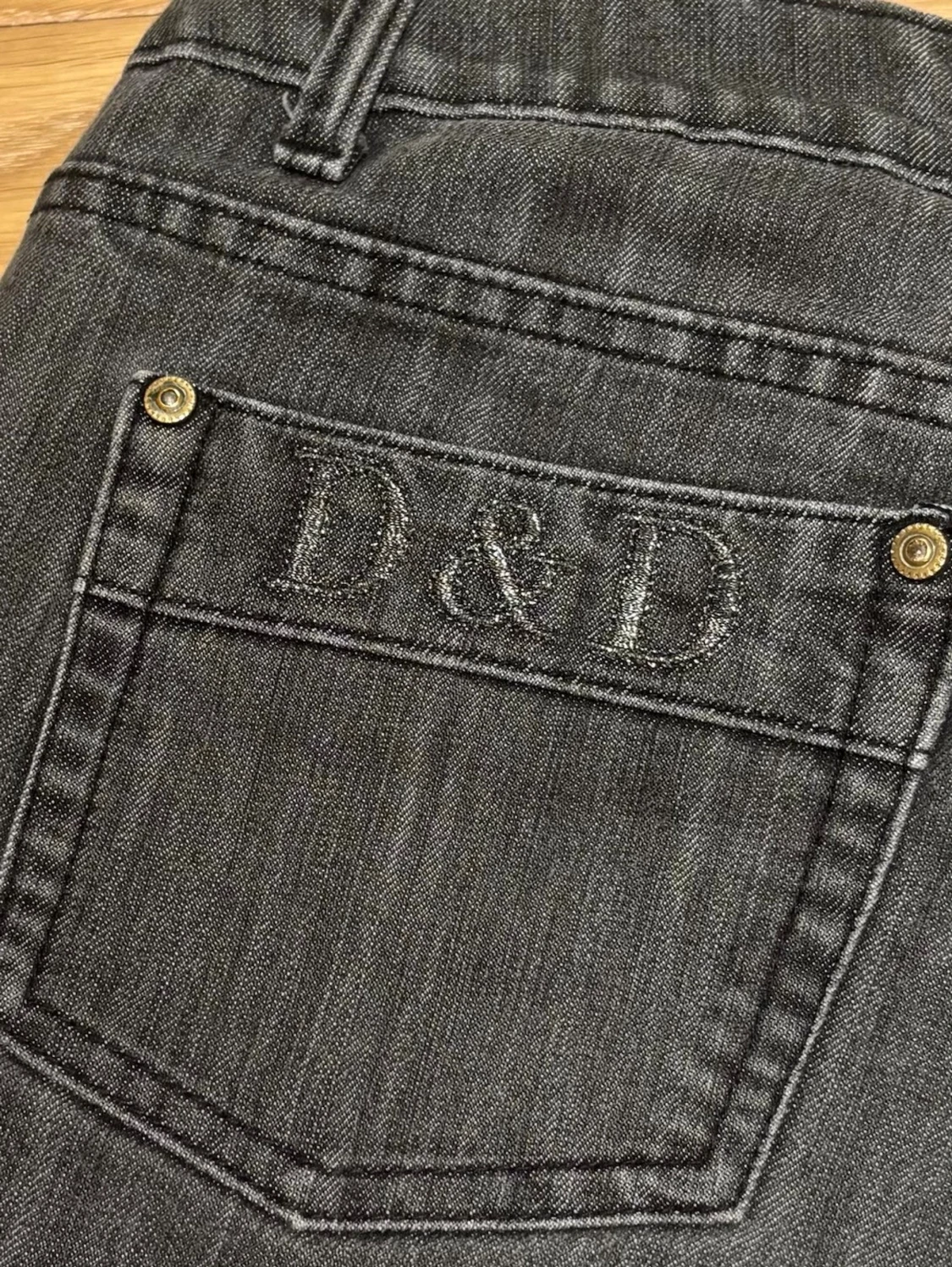 Svarta jeansshorts från D&D - 6