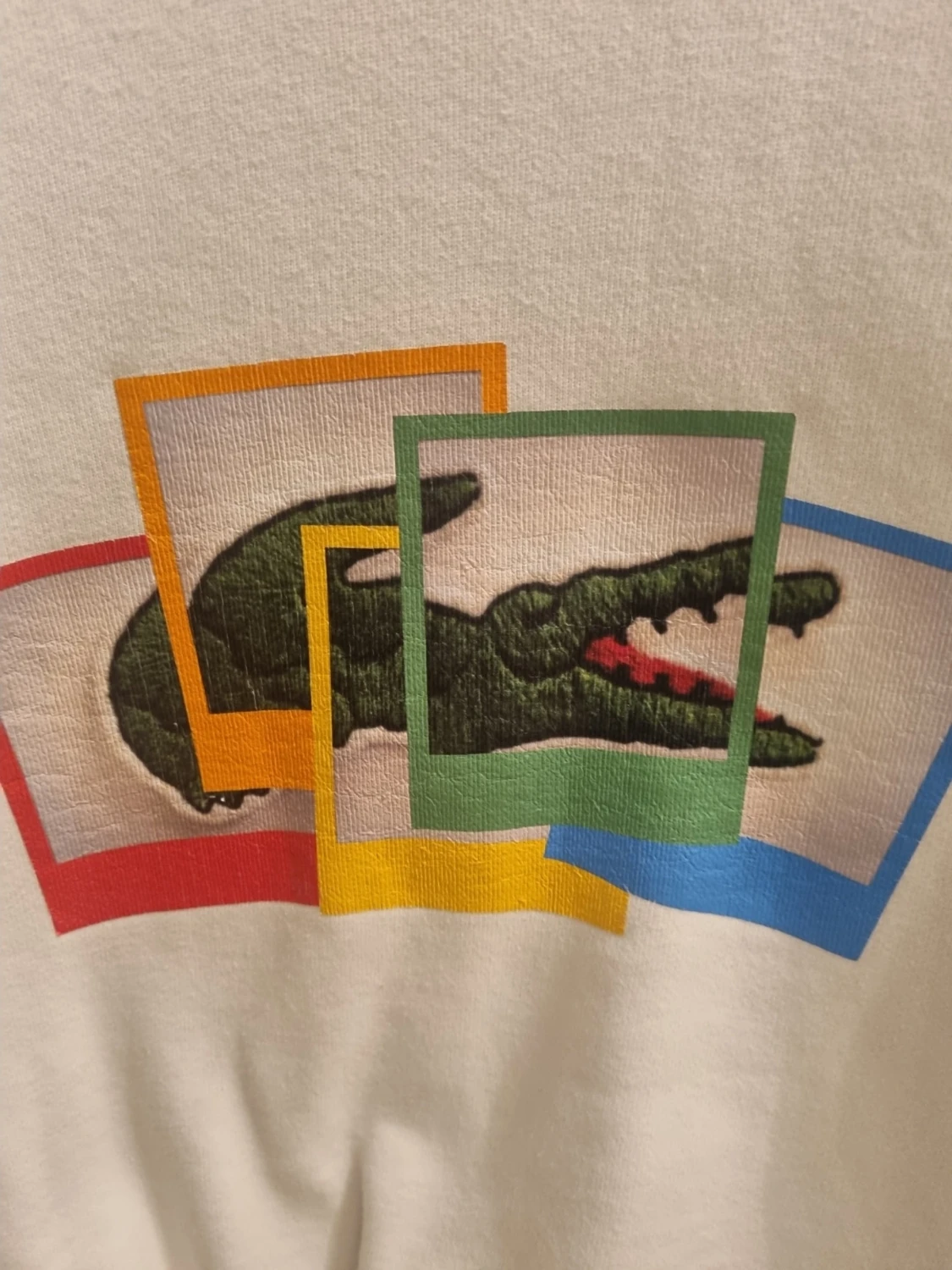 Vit sweatshirt från Lacoste - 1