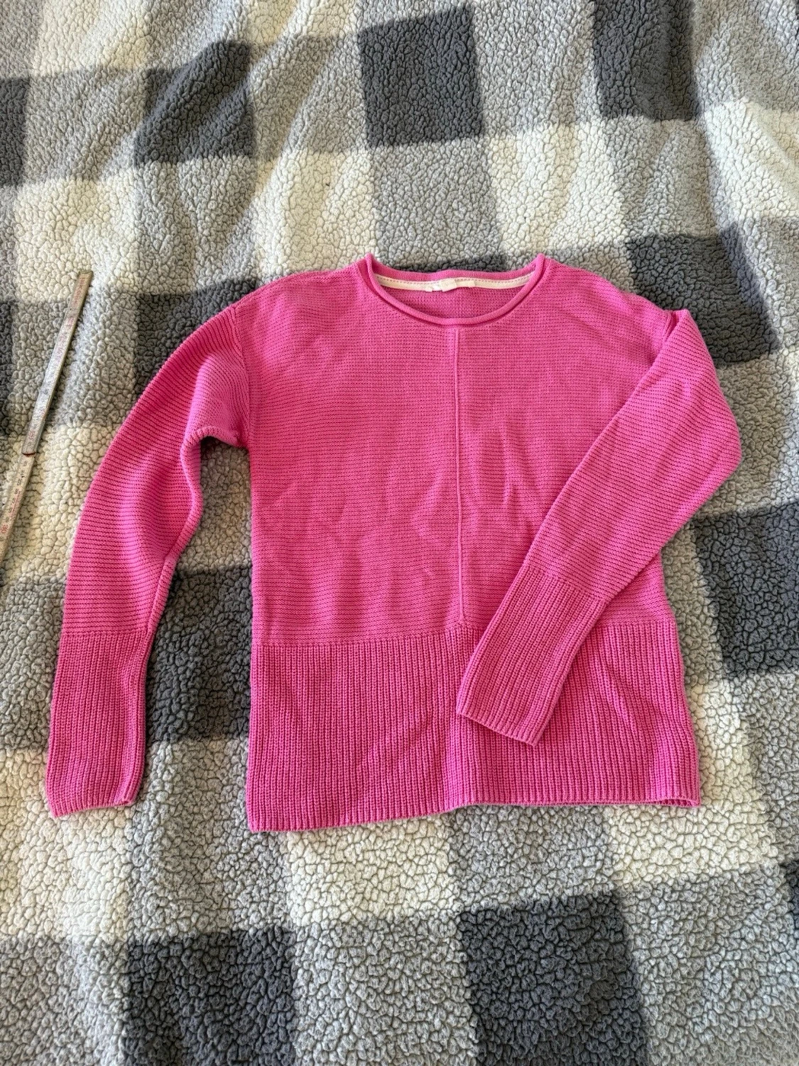 Rosa stickad tröja från Esprit