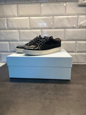 Lanvin skor  - Mörkblåa Lanvin skor Storlek:45 Skick:8/10 Priset är ej hugget i sten. Allt og medföljer kvitto medföljer.