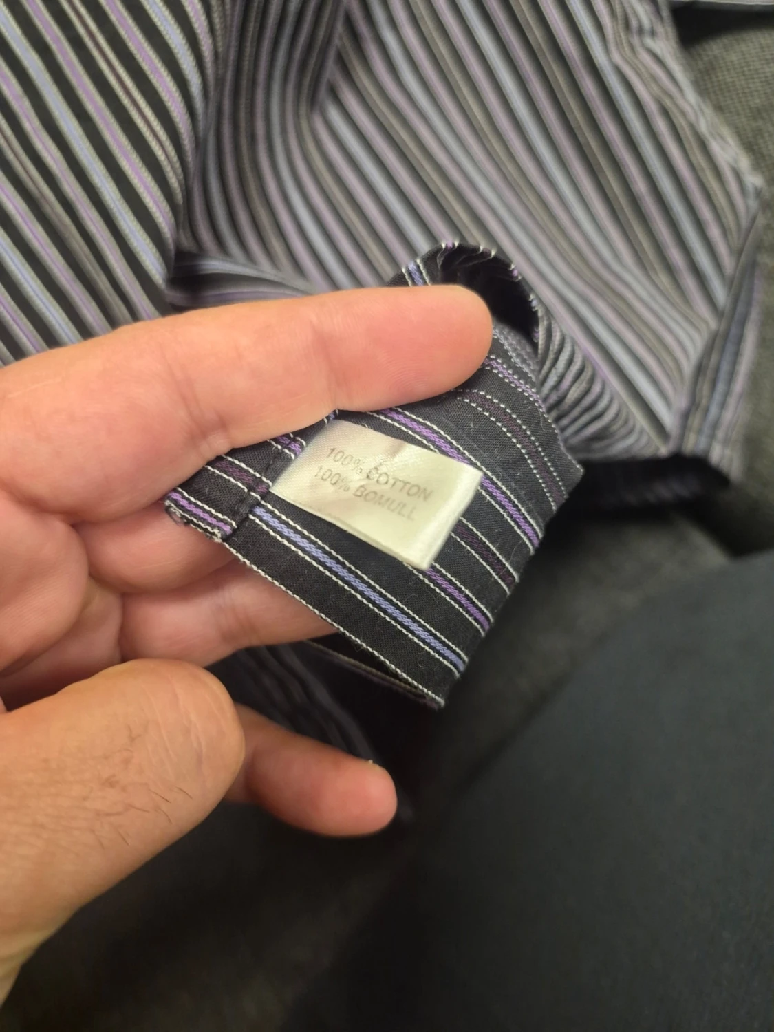 VINTAGE randig skjorta från Rappson XL - 5