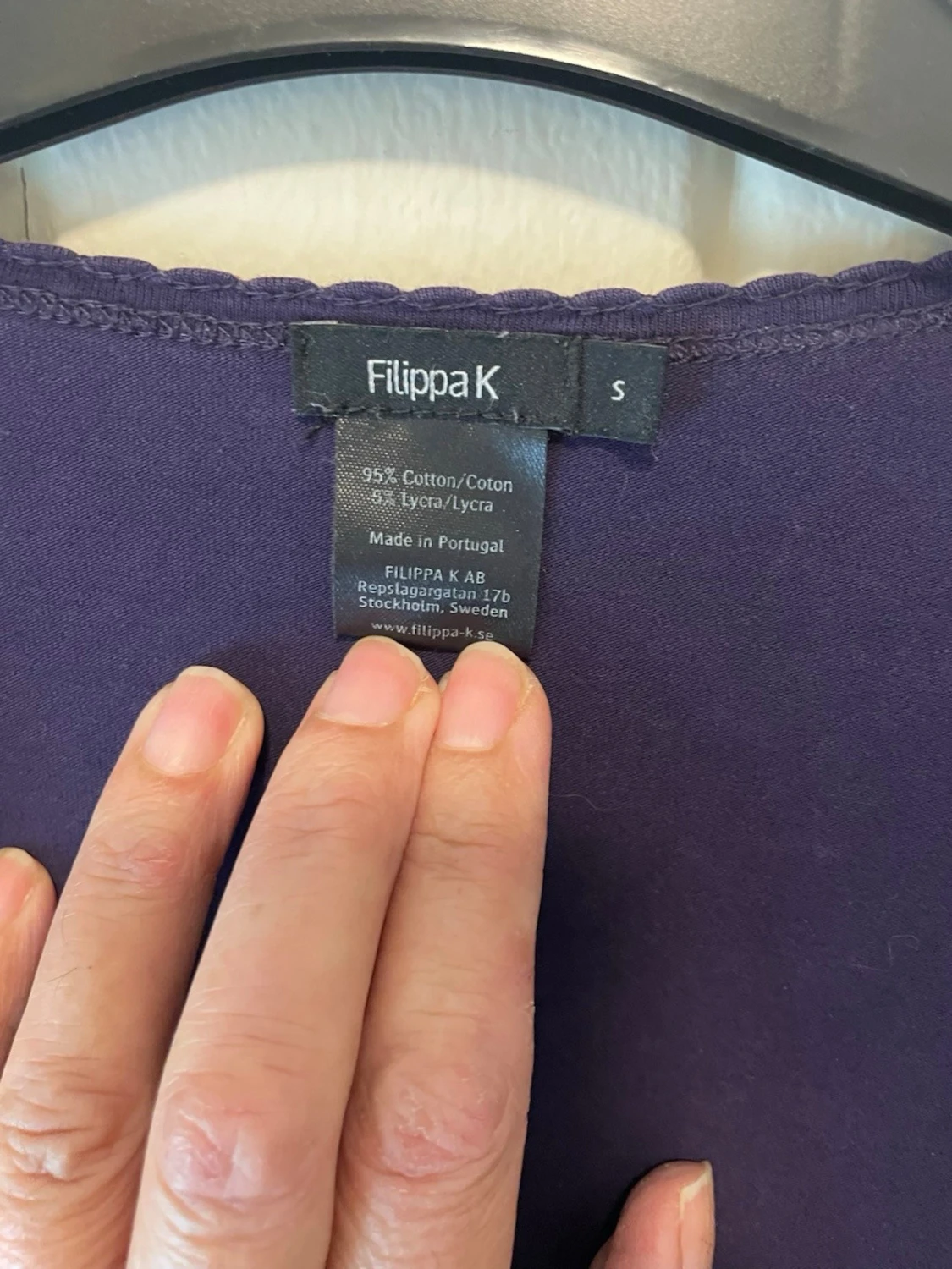 Lila omlottopp från Filippa K - 1