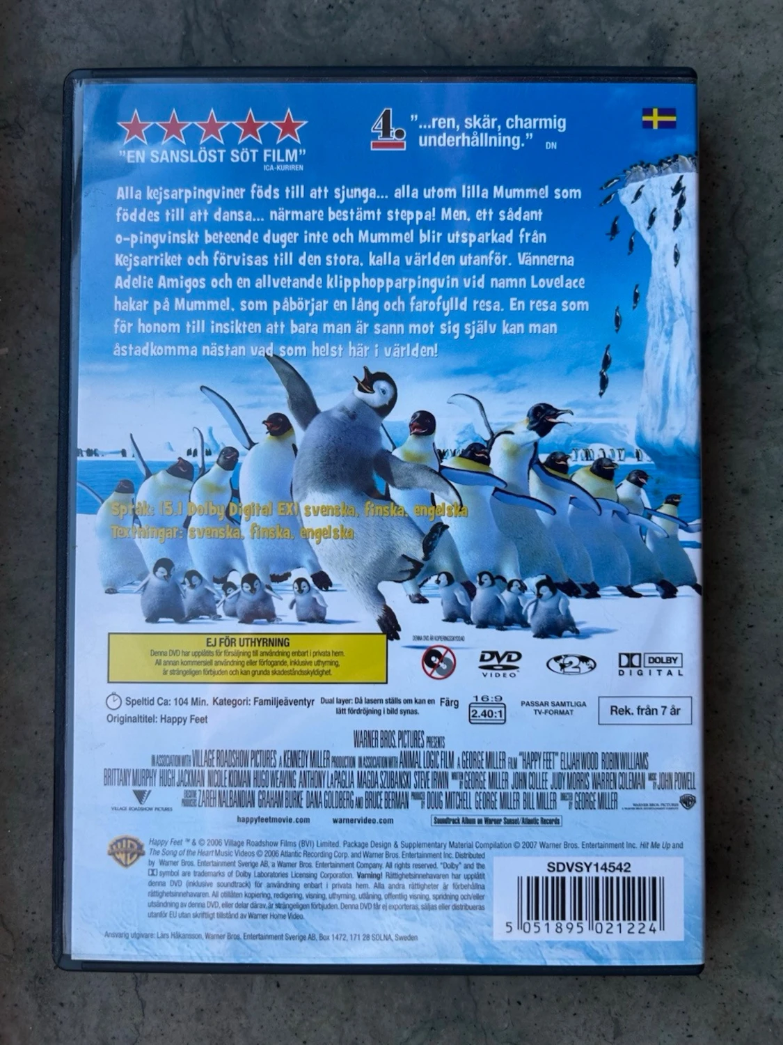 Happy feet dvd - 1