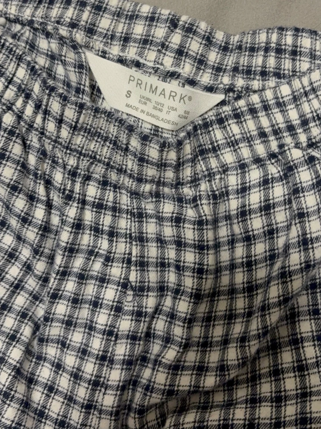 Rutigt pyjamasset från Primark - 1