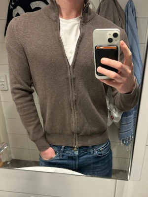 Brun fullzip tröja från bläck - Brun bläck full zip