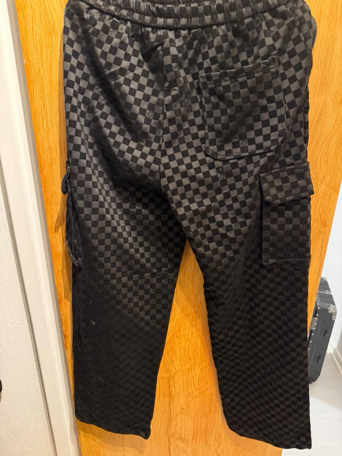 Svart checkerad vindjacka H&M - 2