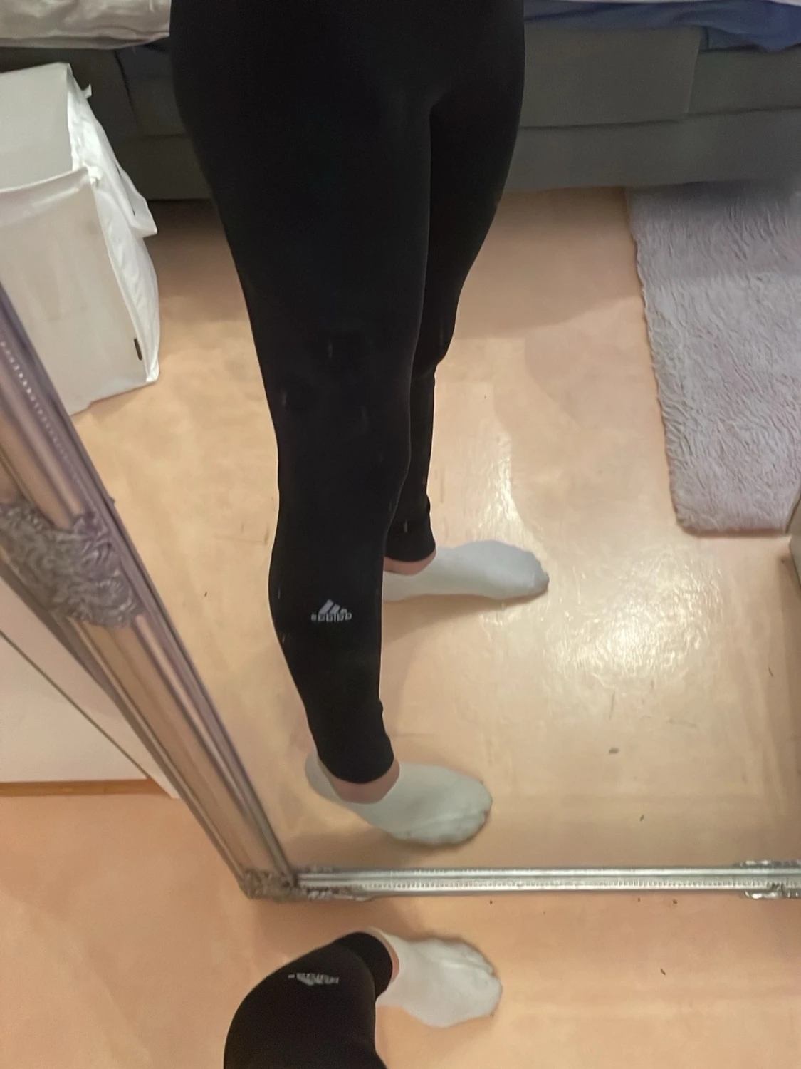 Svarta tighta leggings - 2