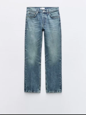 Blå jeans från Zara med raka ben - Låg midja jeans från ZARA Orginalpris 399kr