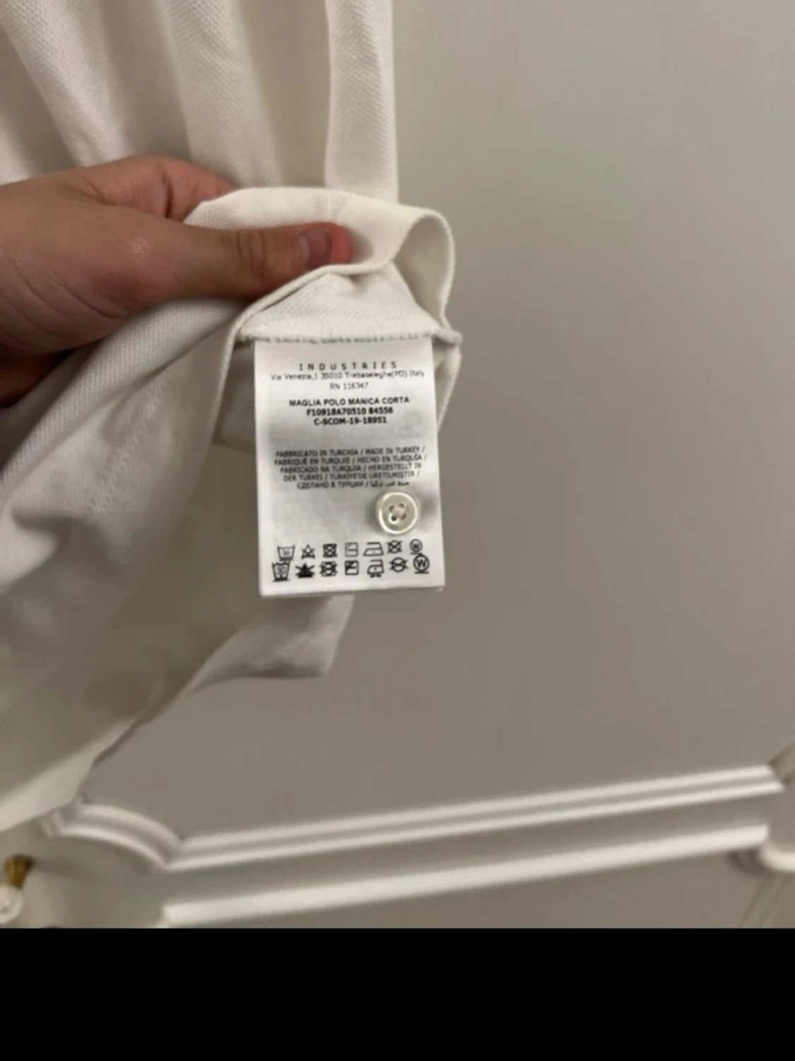 Vit pikétröja från Moncler - 4