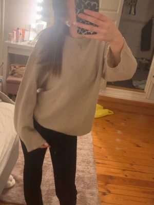 Beige Stickad tröja - Lager 157 stickad tröja❤️