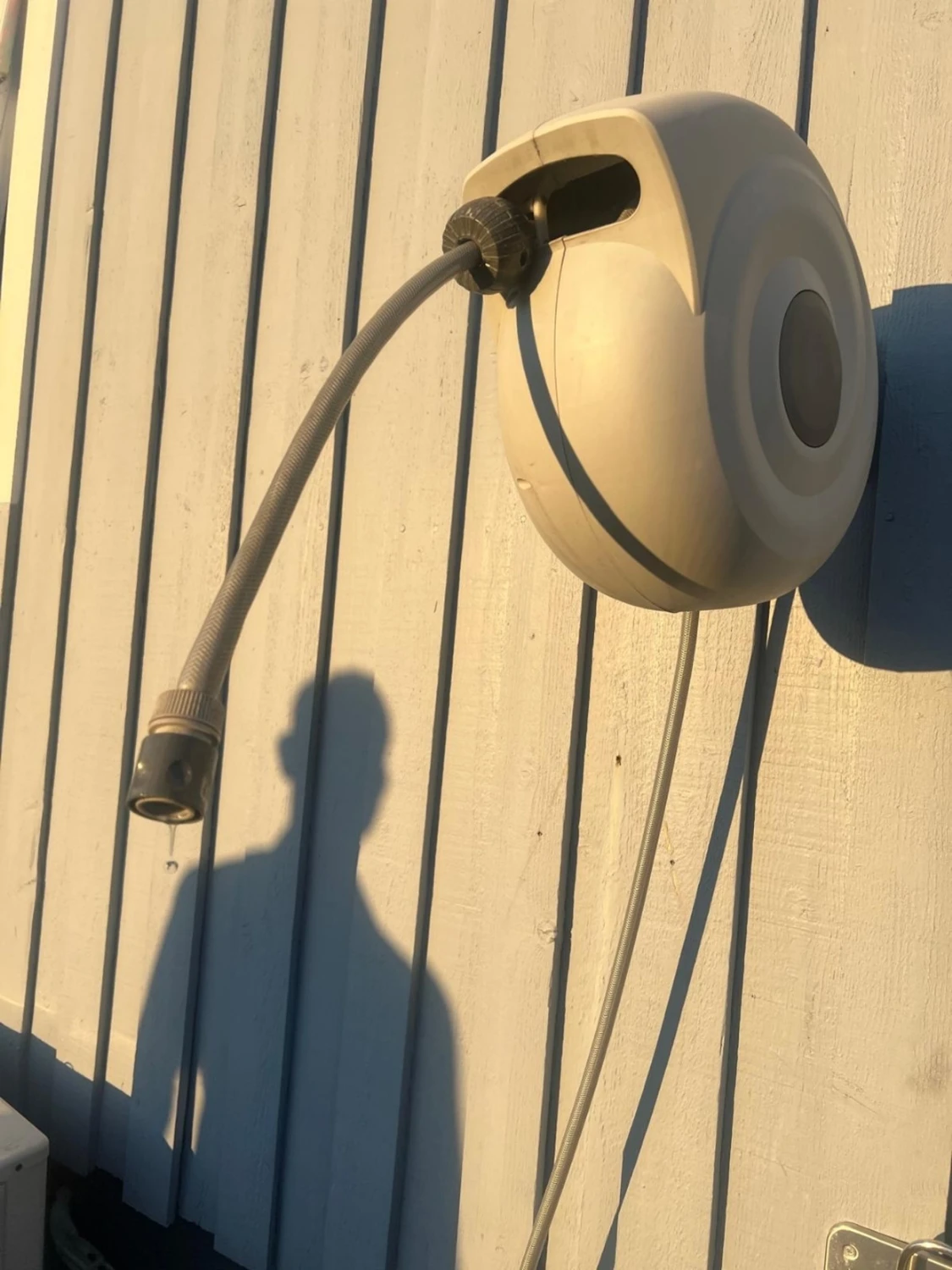 Grey hose winder for wall mounting 20 meter - 3