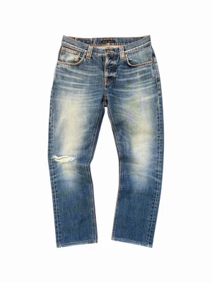 Nudie Jeans Grim Tim - Tja! Säljer ett par sjukt snygga vintage Nudie Jeans.  Väldigt snygg vintage tvätt och snygga detaljer. Modell Grim Tim - Slimfit, Storlek - W32 L32. Hör av dig om du har någon fundering eller vill ha mått!