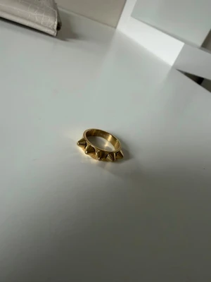 Guldfärgad ring från Edblad  - Helt ny, säljs då den är förliten för mig. Är i storlek 16.80 