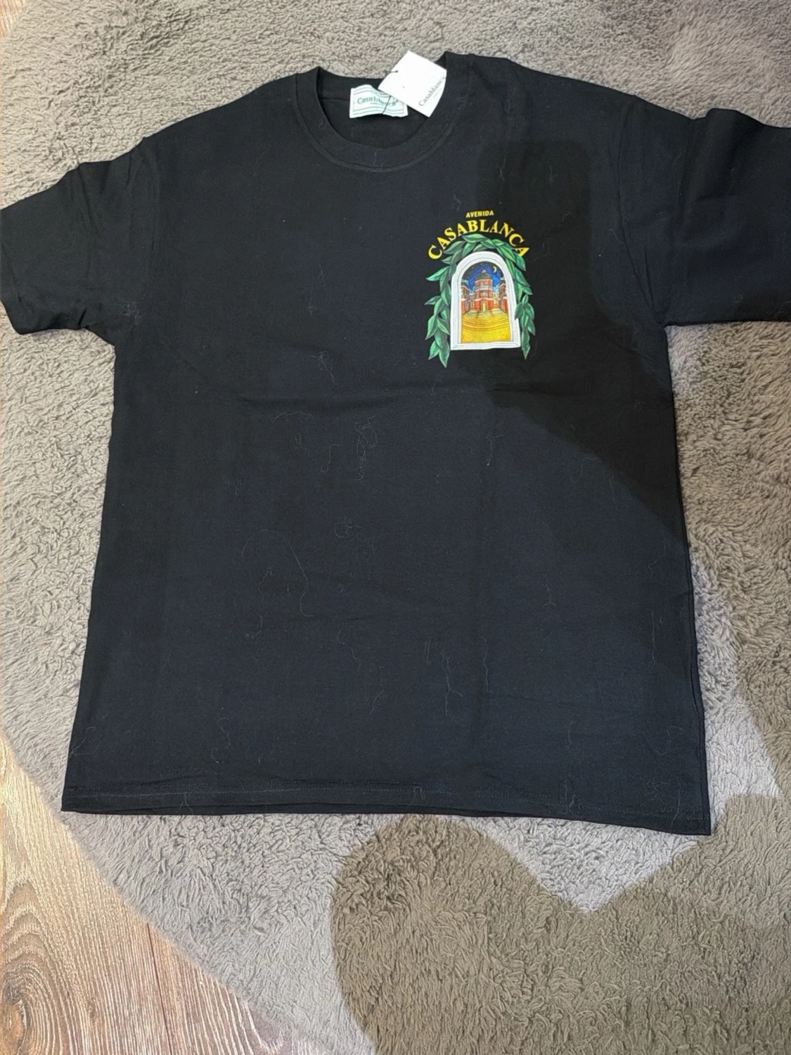 Svart Casablanca Avenida t-shirt - 1