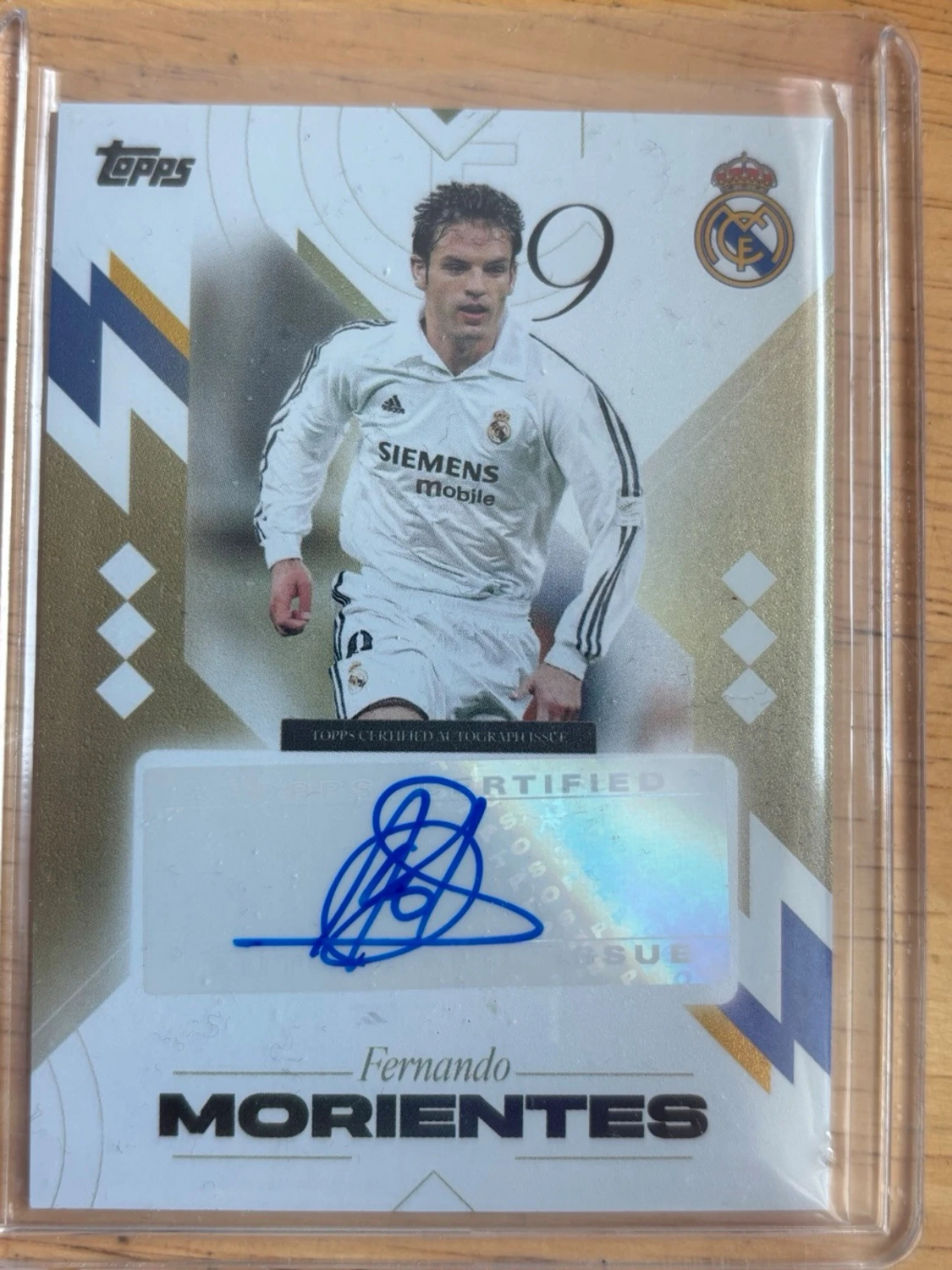 Autografkort Real Madrid Morientes & Salgado - 2