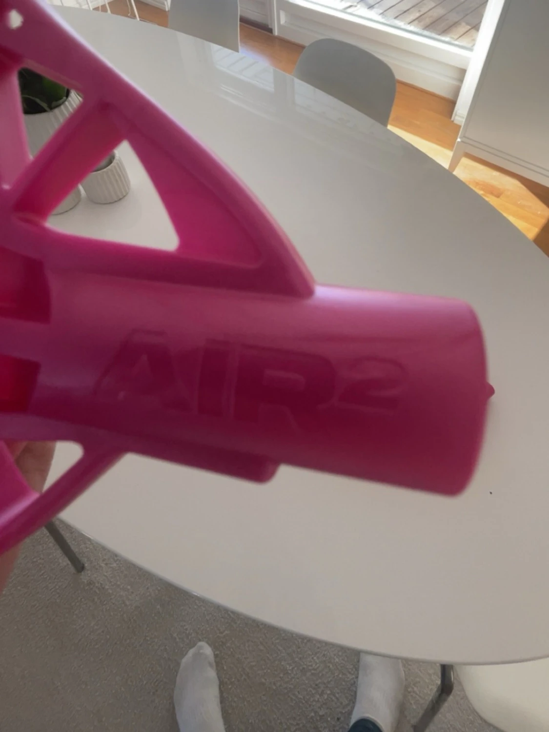 Rosa innebandyblad från Zonefloorball - 2