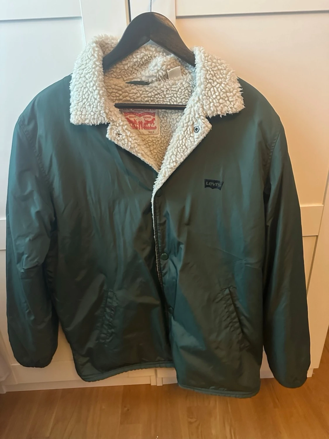 Grön teddyjacka från Levi's - 2