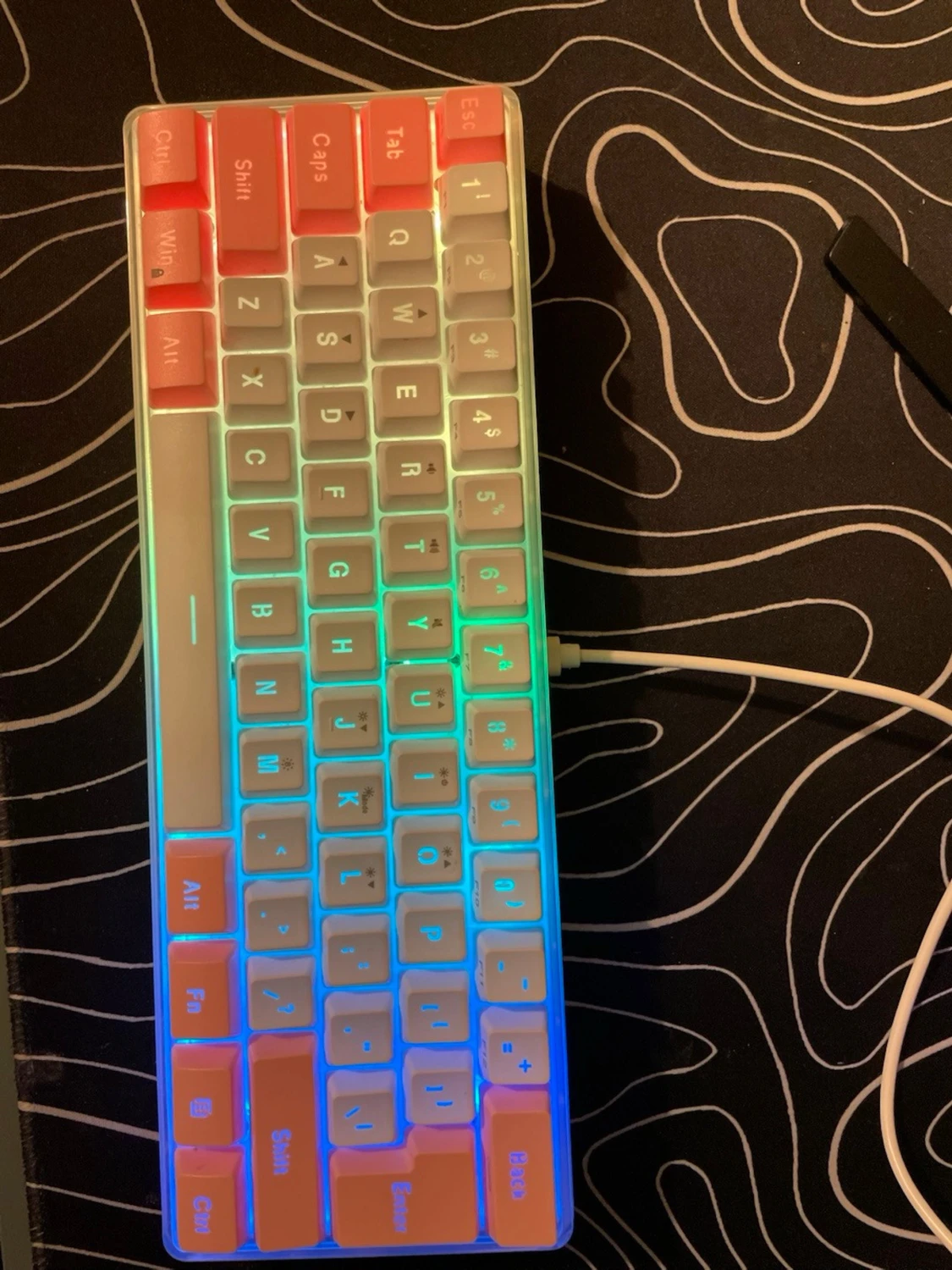 RGB mekaniskt tangentbord 60%
