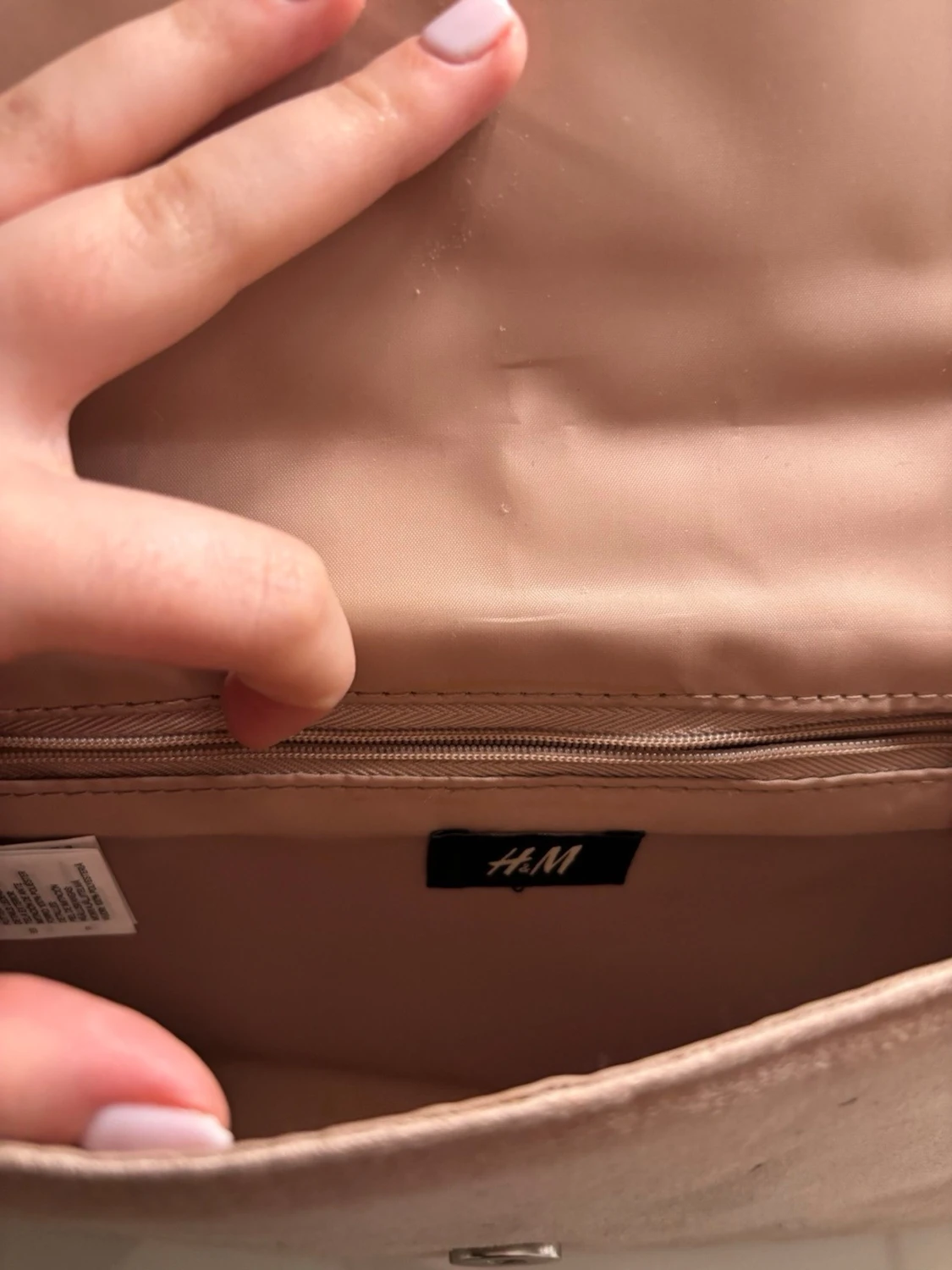 Rosa kuvertväska med axelrem - 2