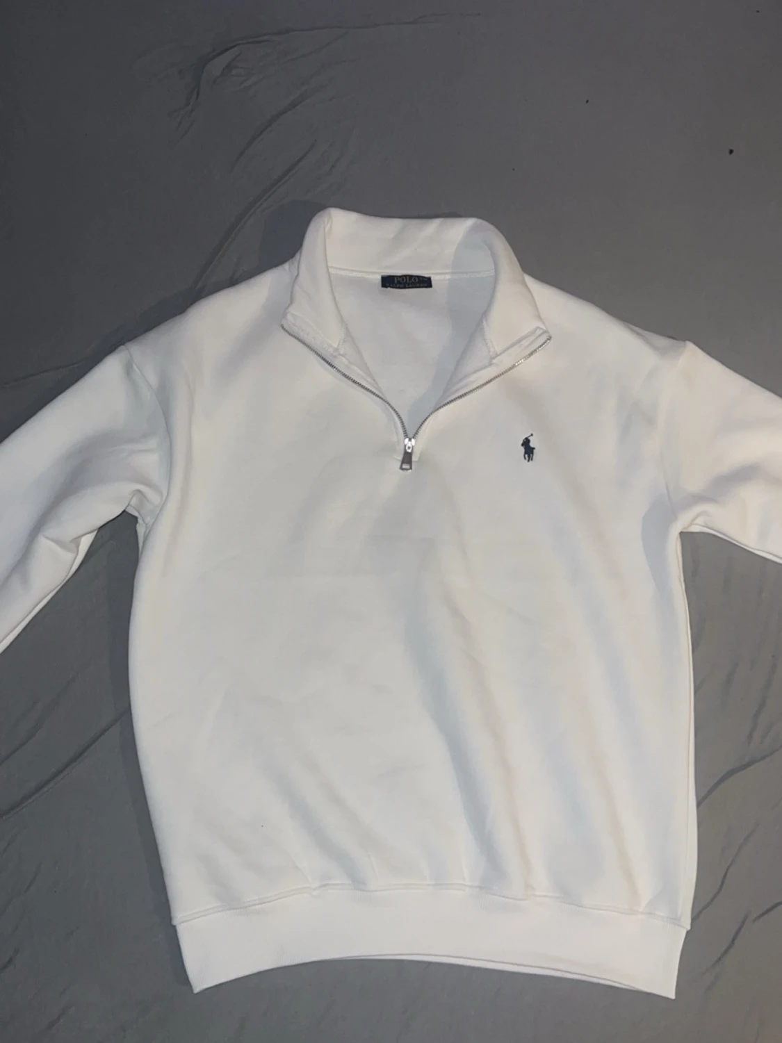 Vit quarter zip från Polo Ralph Lauren (Fri Frakt)