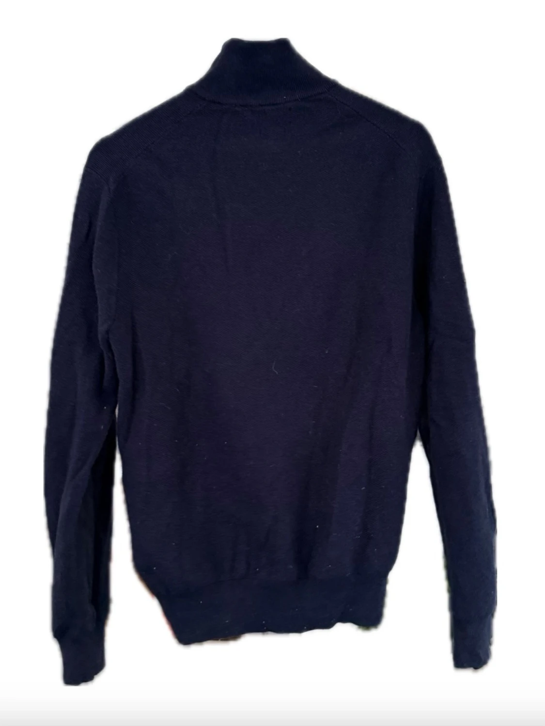 Mörkblå halvzip tröja - 2