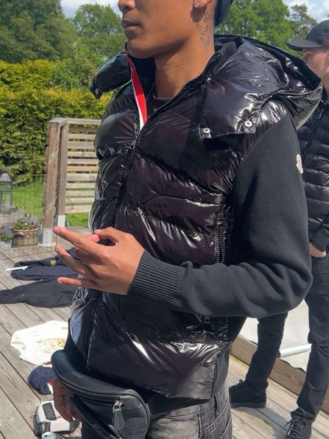 Moncler cardigan svart - 4