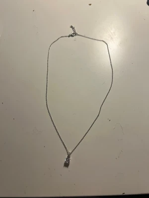 Halsband - Diamant halsband silver