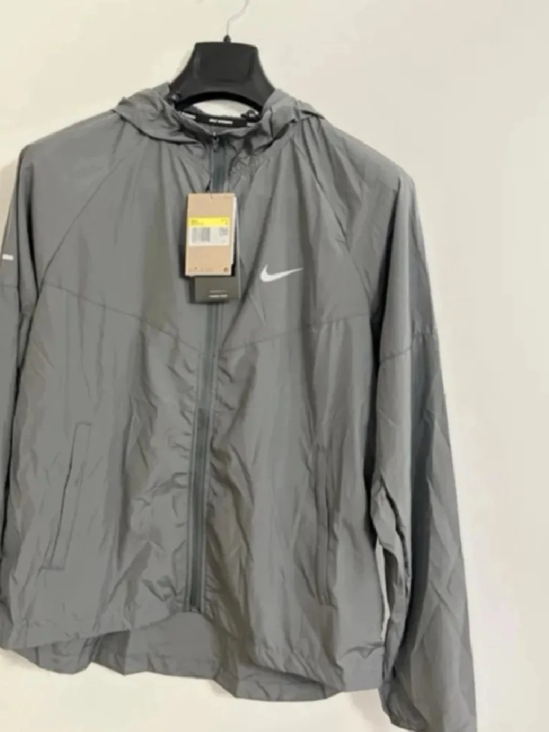 Grå vindjacka Nike