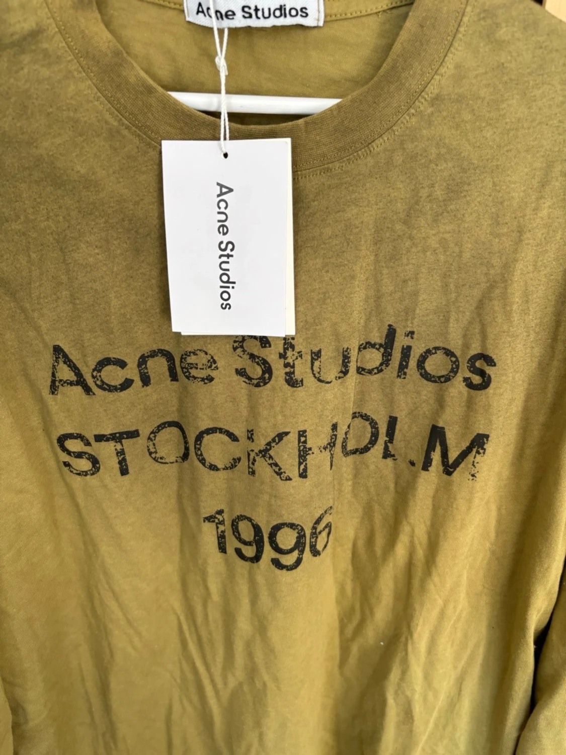 Olivgrön långärmad topp Acne Studios - 1