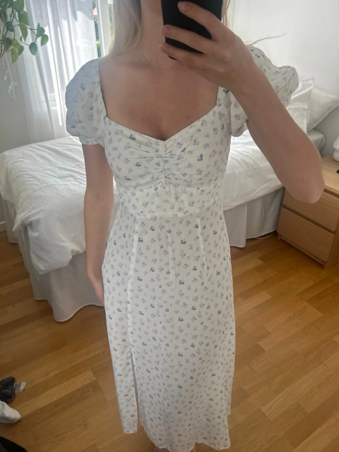 Blommig klänning
