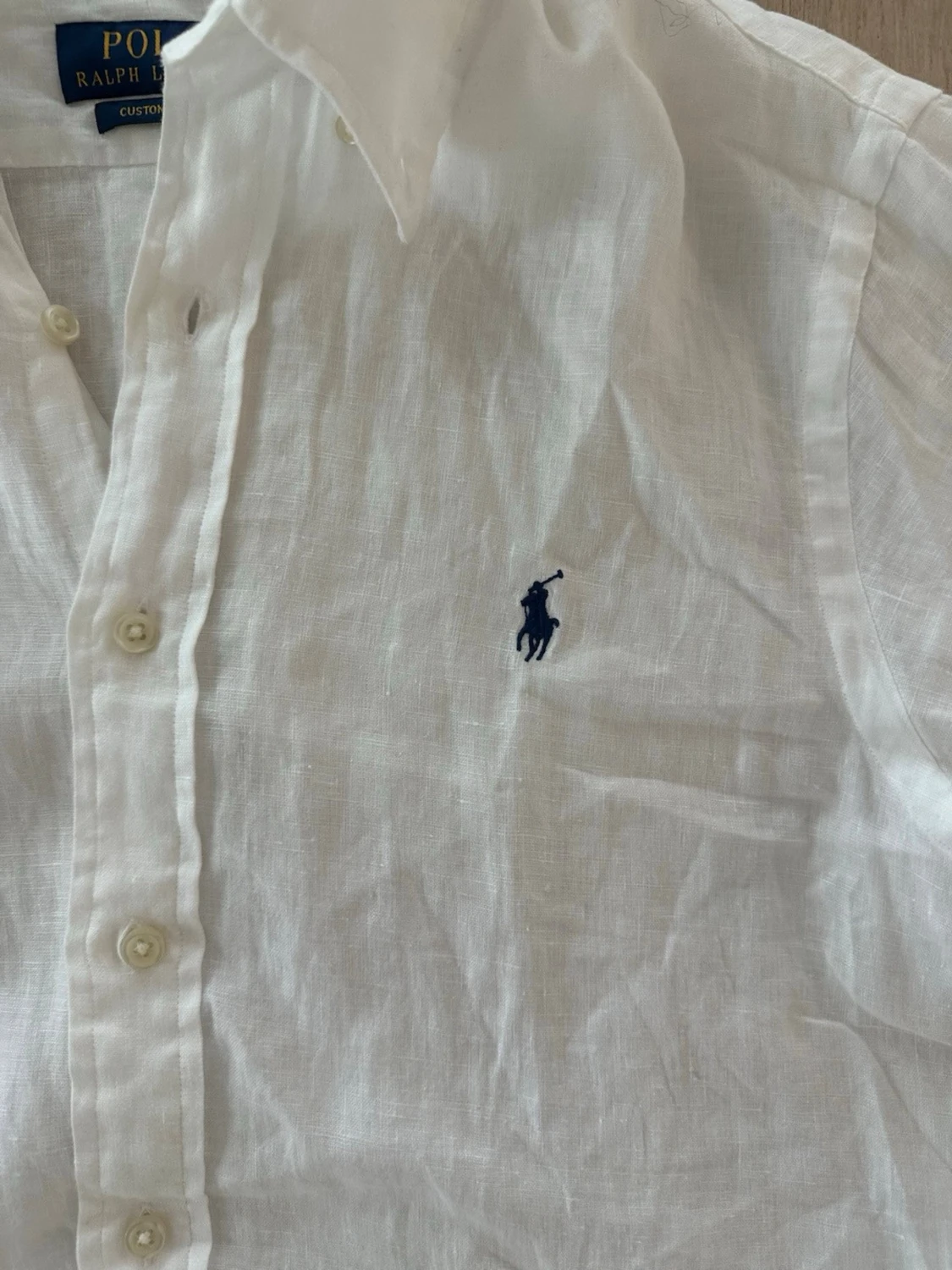 Vit linneskjorta från Polo Ralph Lauren - 1