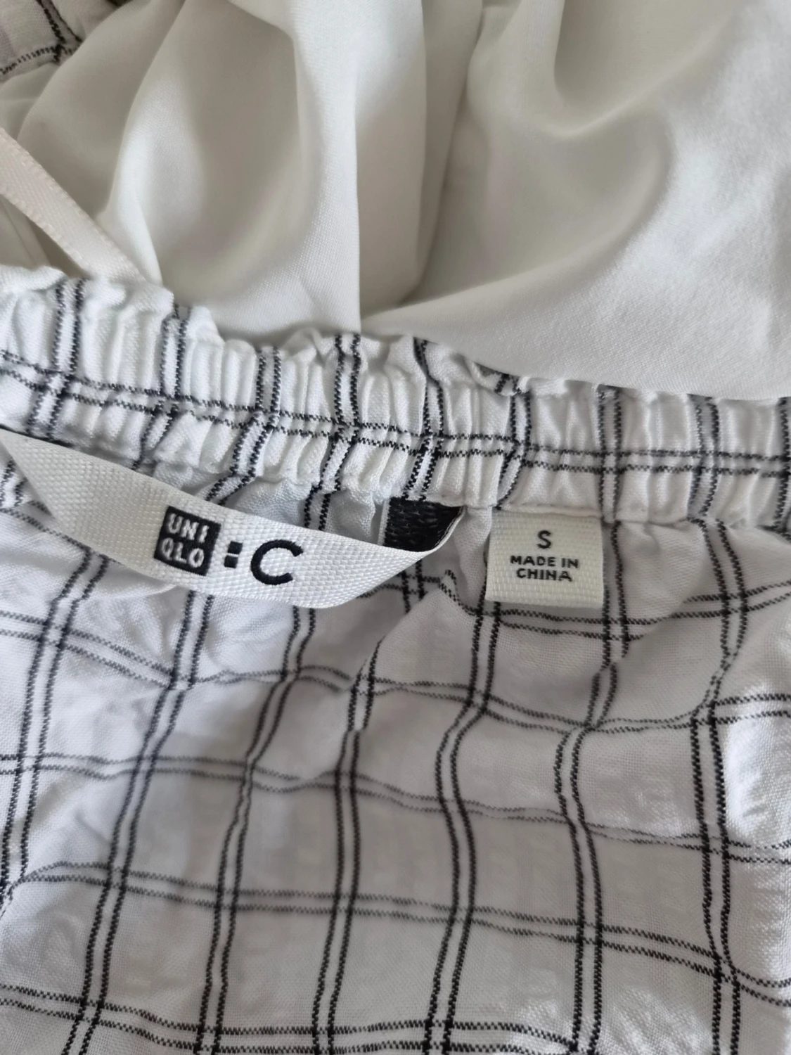 Rutigt set med topp och kjol uniqlo C S - 3