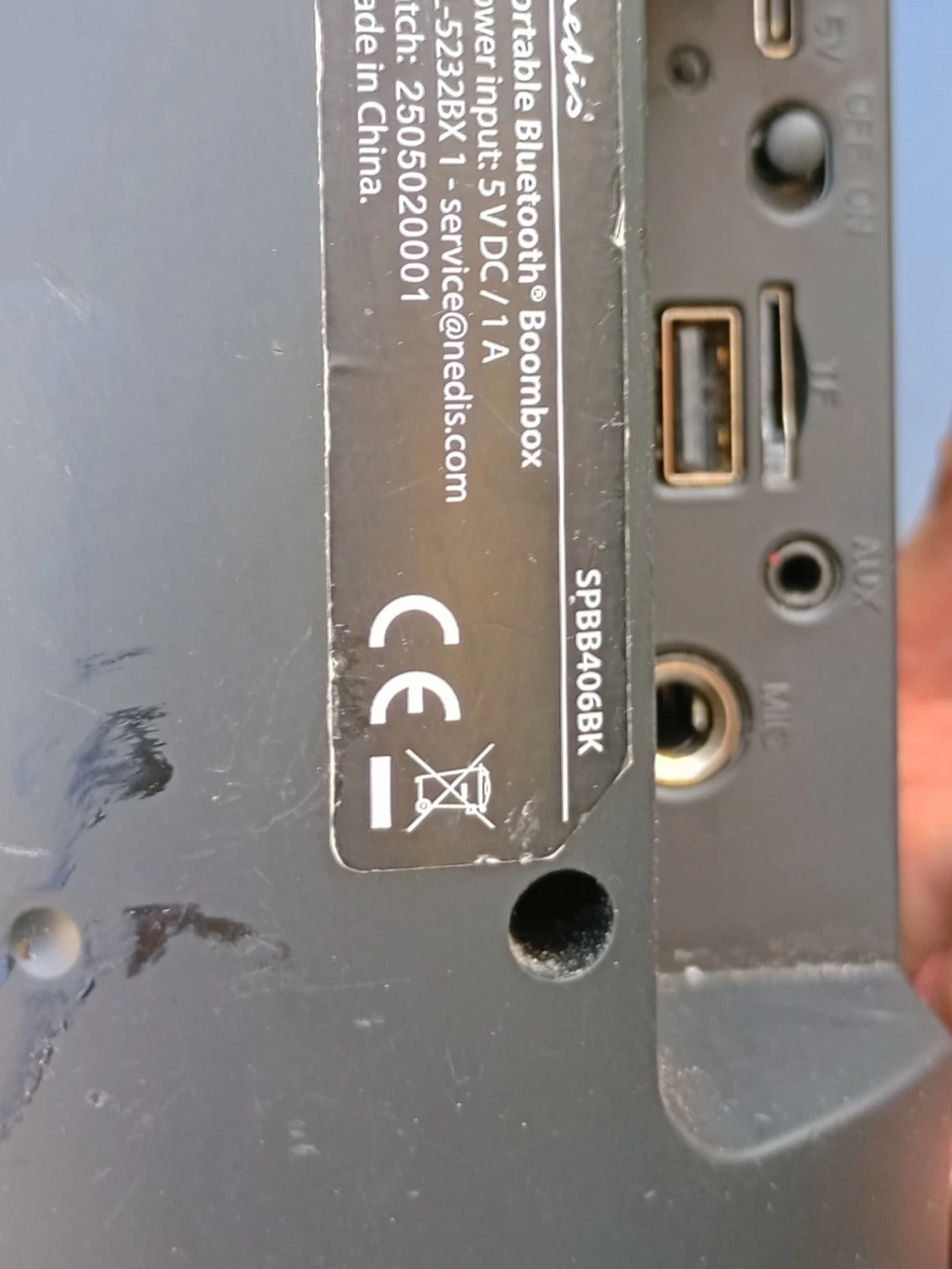 Nedis trådlös Bluetooth Boombox - 2