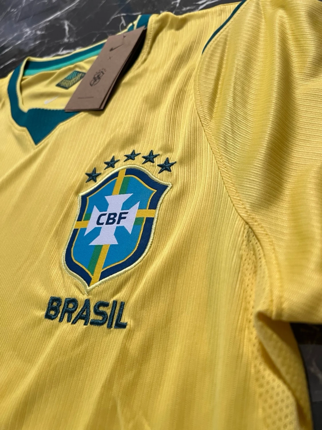 Brasilien fotbollströja Nike gul - 2