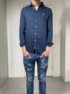 Polo Ralph Lauren Linneskjorta  - Säljer nu denna Polo Ralph Lauren skjorta, skriv för fler bilder/frågor🙌🏼