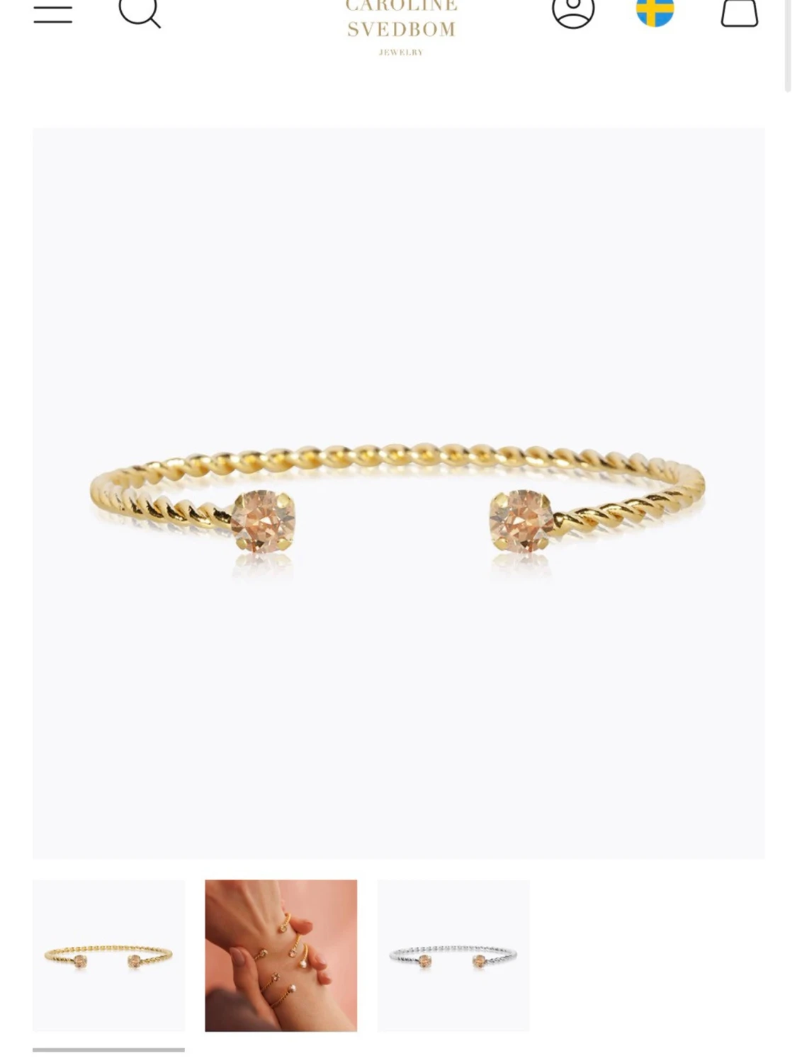 Guldarmband Caroline Svedbom - 1