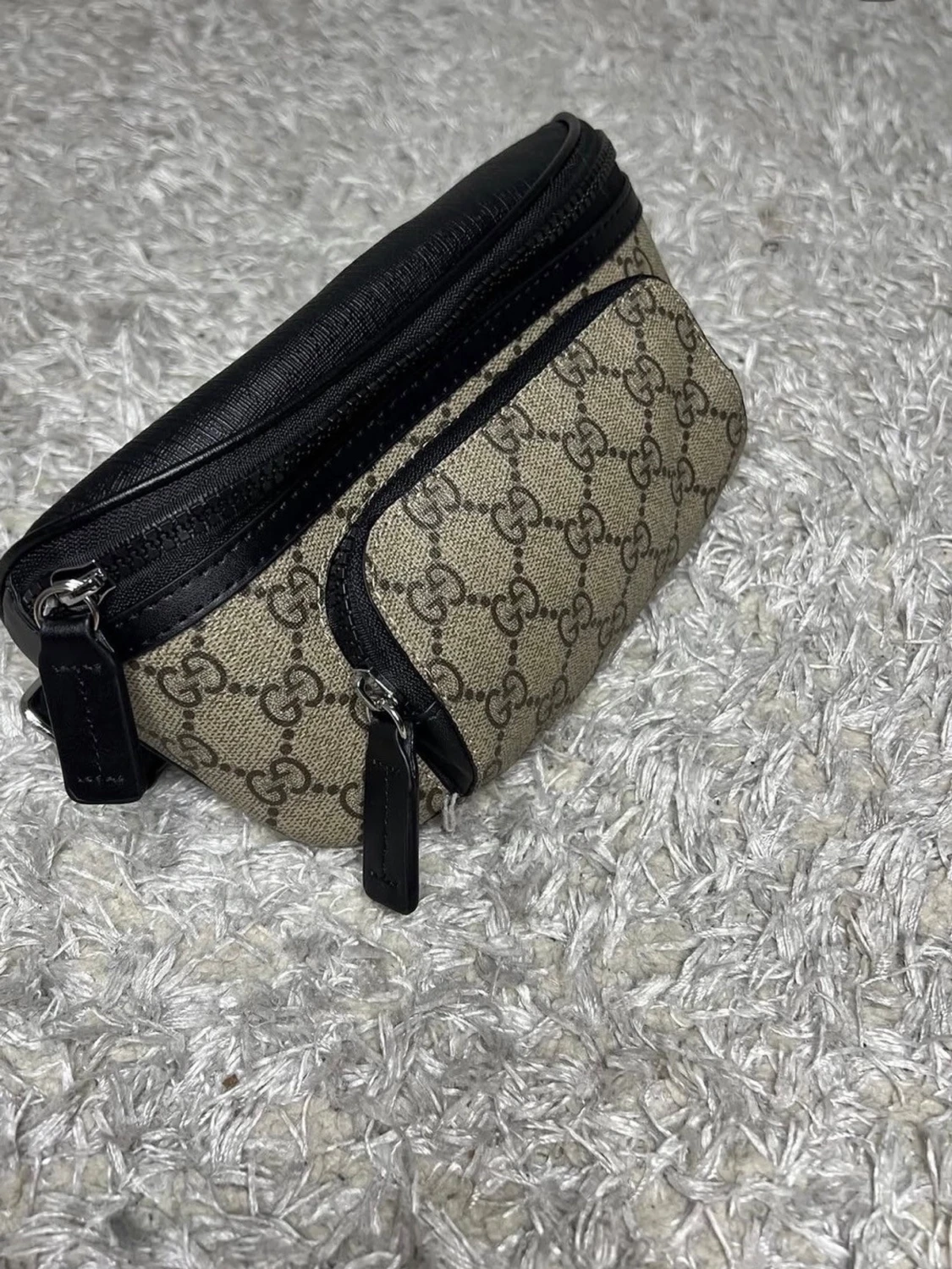 Gucci axelväska med monogram - 2