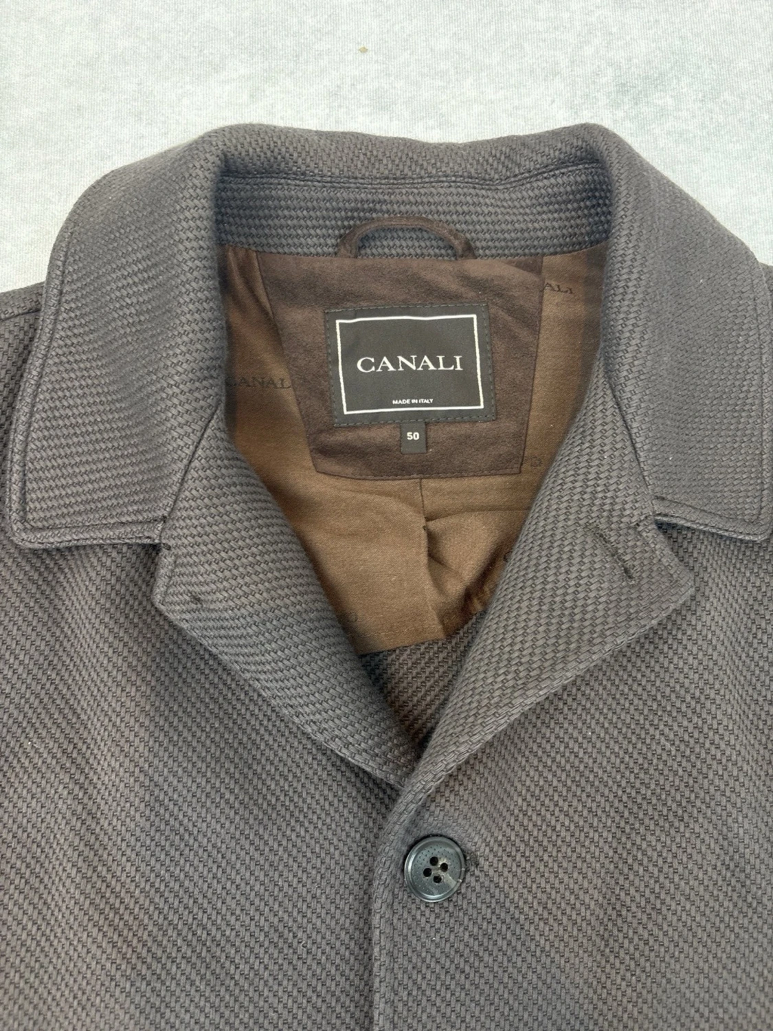 Brun jacka från Canali med knappar - 1