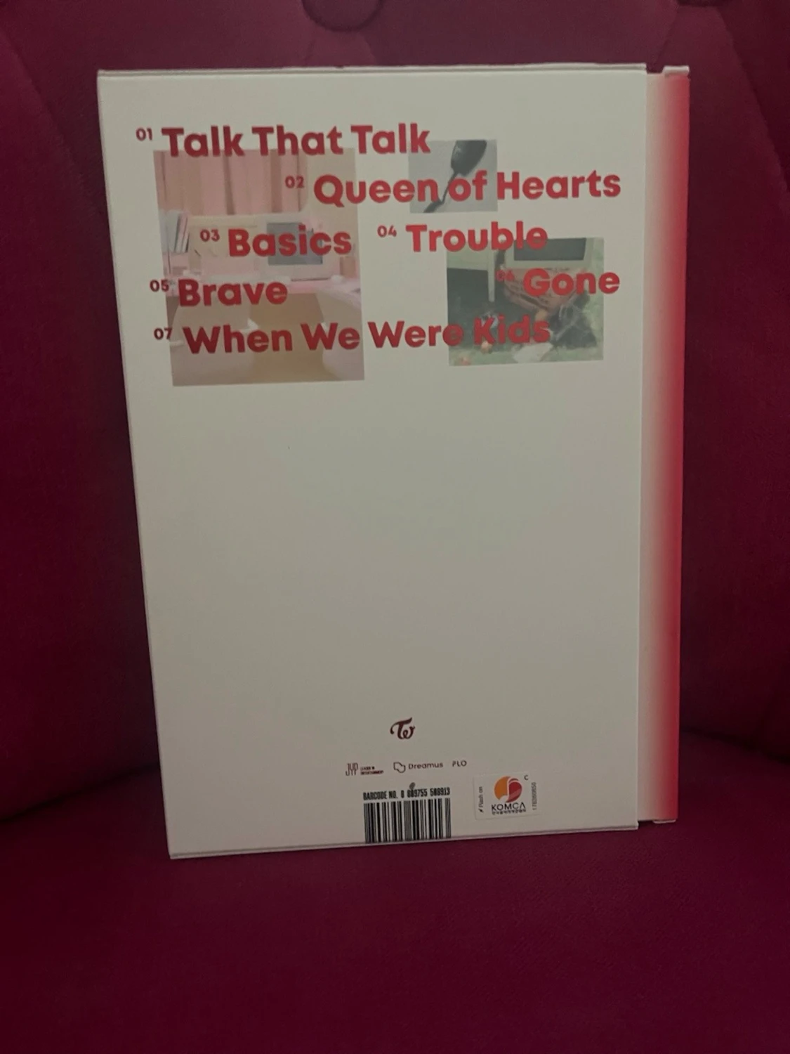 TWICE Between 1&2 Mini Album Bok - 1