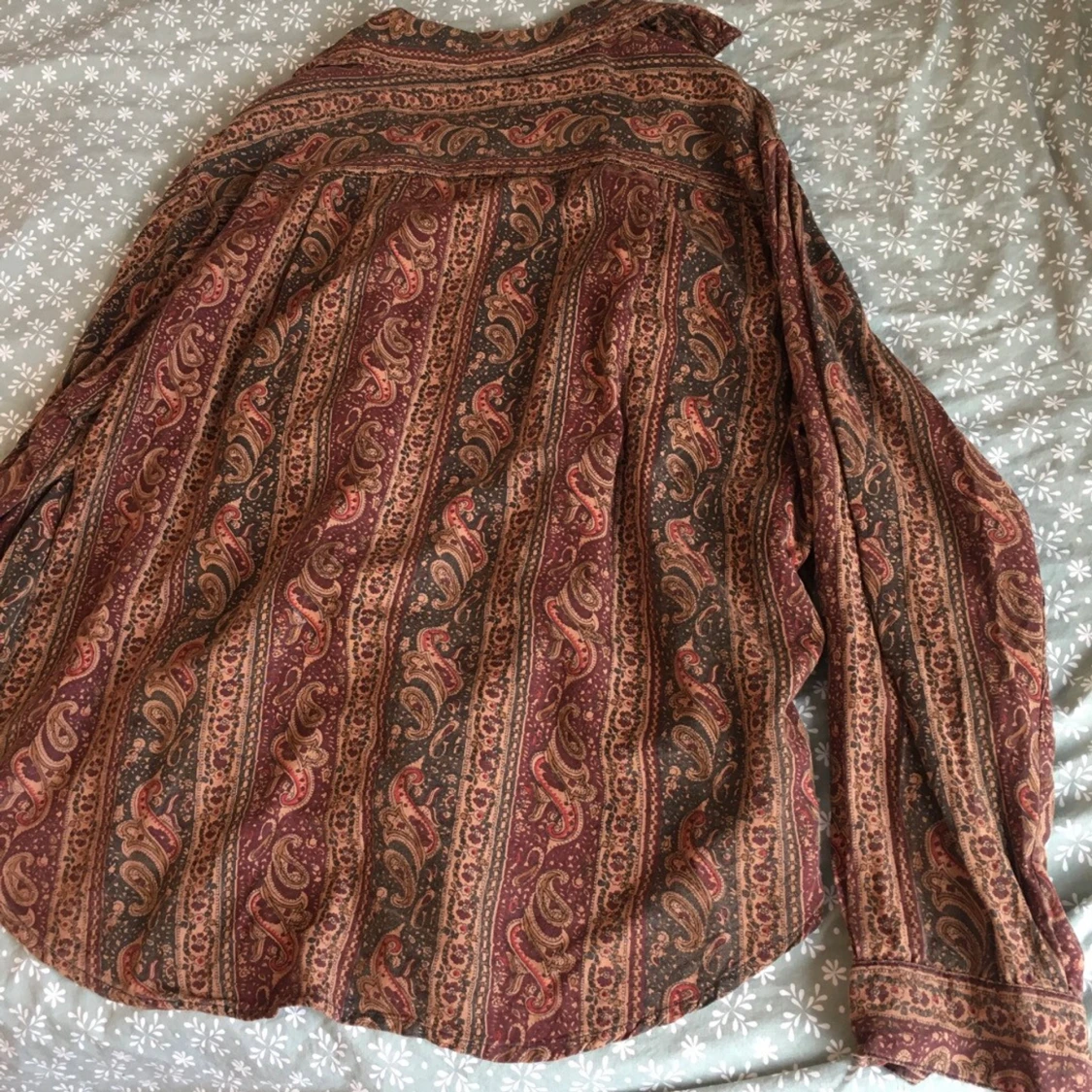 Vintage paisley mönstrad skjorta, Indiska, hippie/ boho/ 60s/ 60tal/ 70s/ 70tal - 3