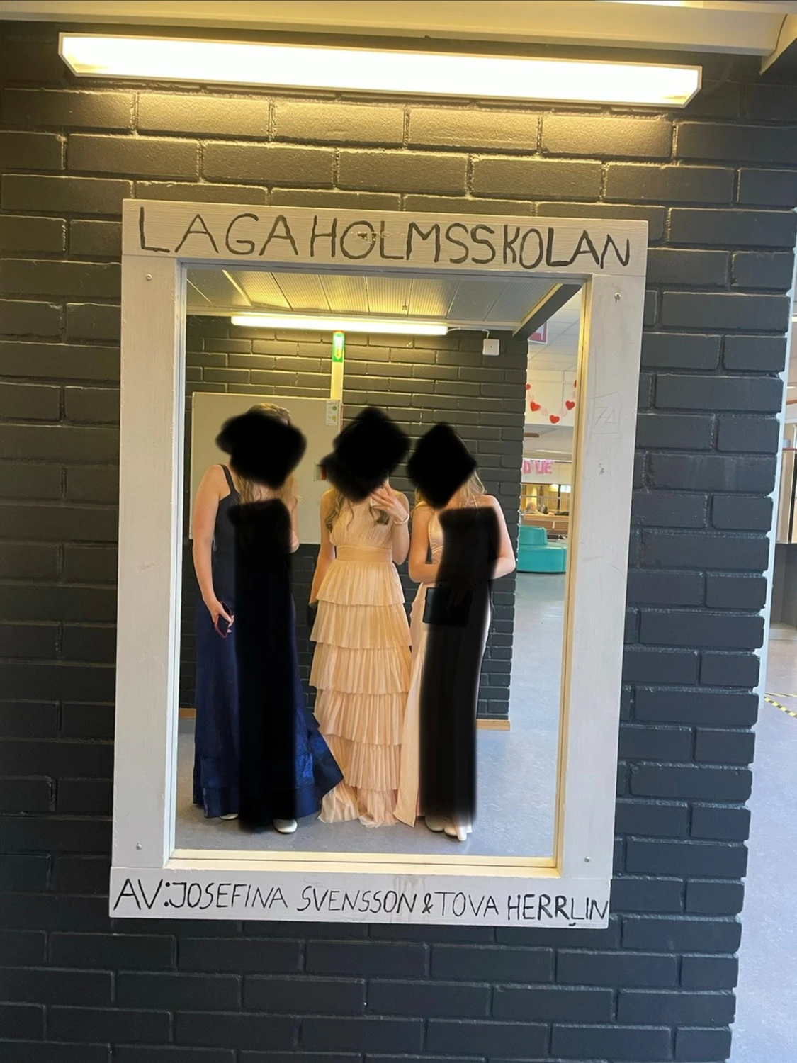 Ljusrosa långklänning med volanger - 3