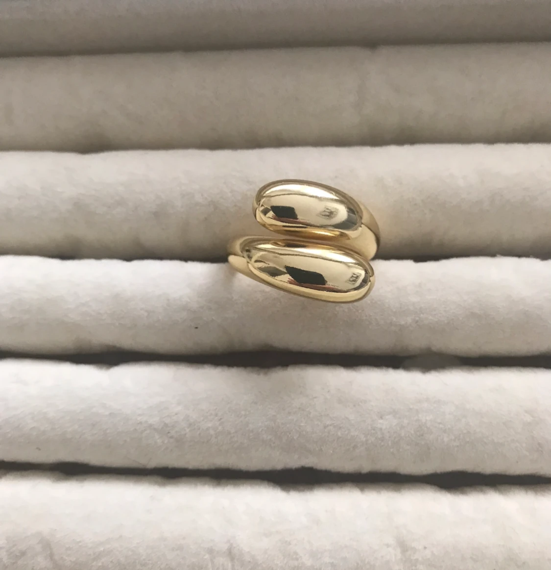 Guldplätrad Ring  - 1