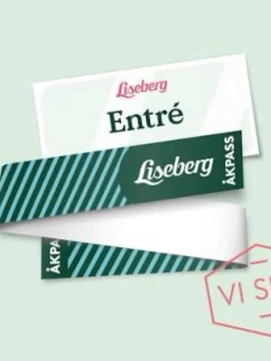 Liseberg entrébiljett och åkpass - Säljer 6 stycken entrébiljett och ett åkpass till Liseberg till den 19 april. Detta pga att vi har fått hinder och inte längre kan åka. 