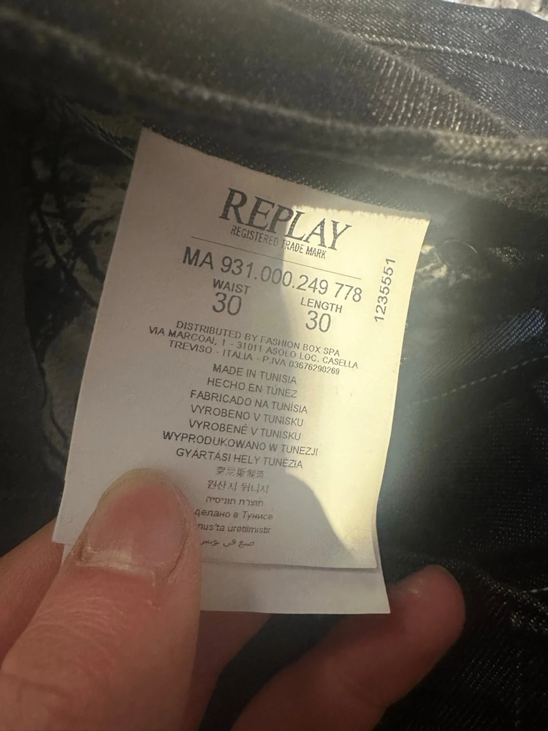 Svarta slim fit jeans från Reaplay  - 3