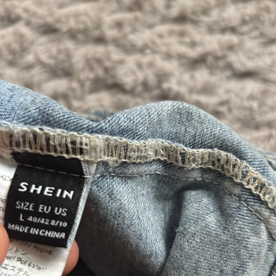 Denim tubtopp med knappar - 2