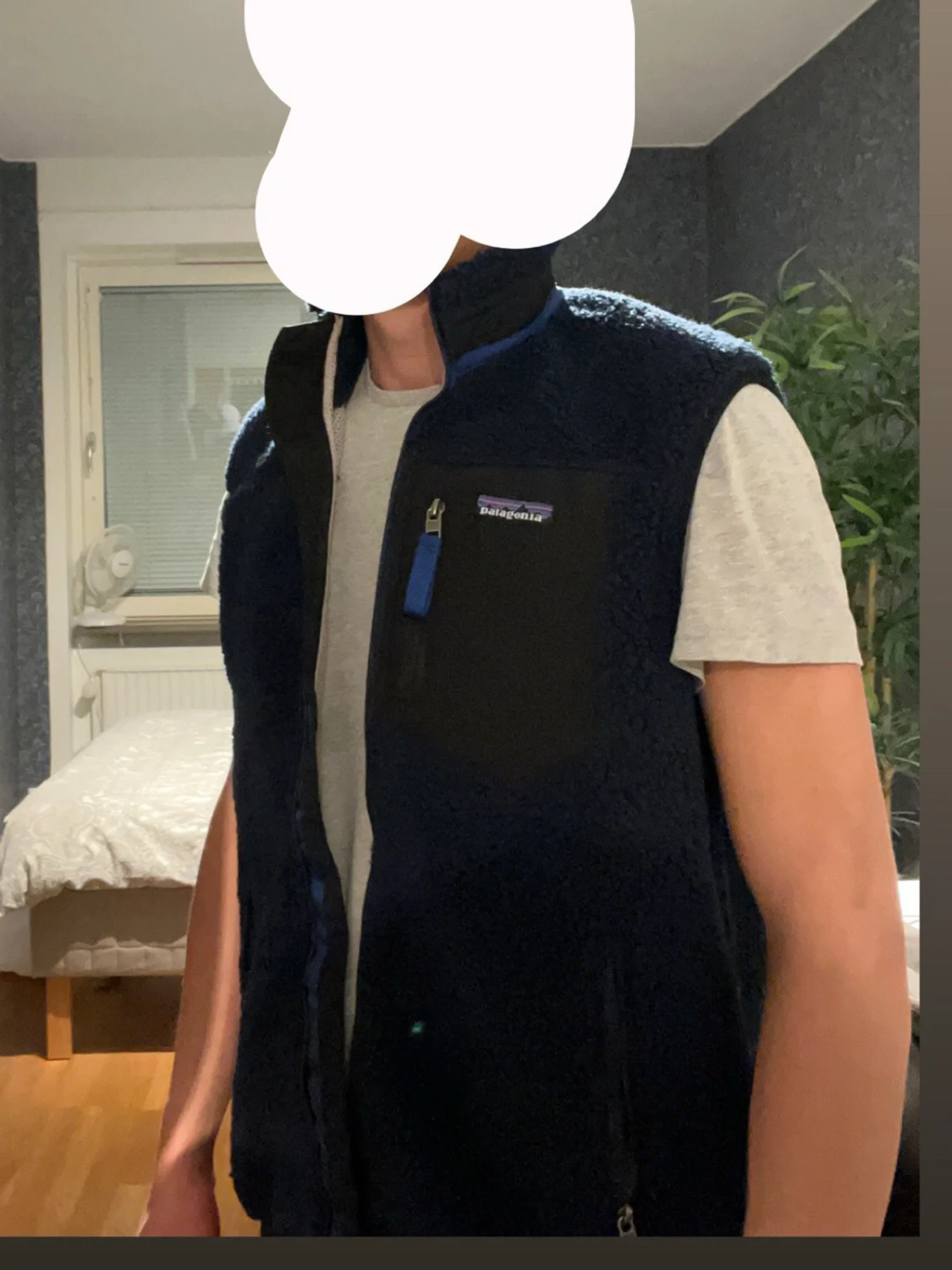 Blå fleeceväst från Patagonia