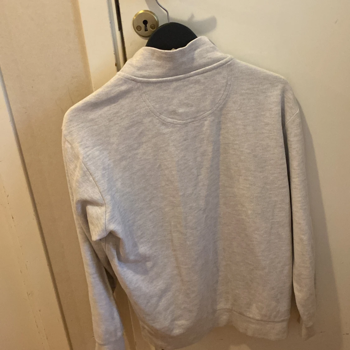 Ljusgrå halvzip tröja från Ralph luren  - 3